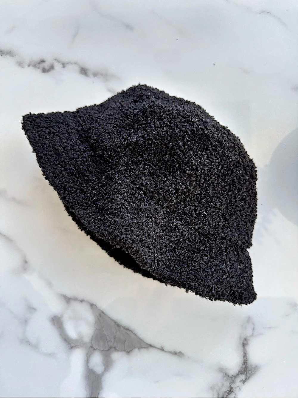 Black Sherpa Bucket Hat